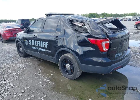 2017 Ford Police Interceptor from USA, damaged, VIN 1FM5K8ARXHGE00772